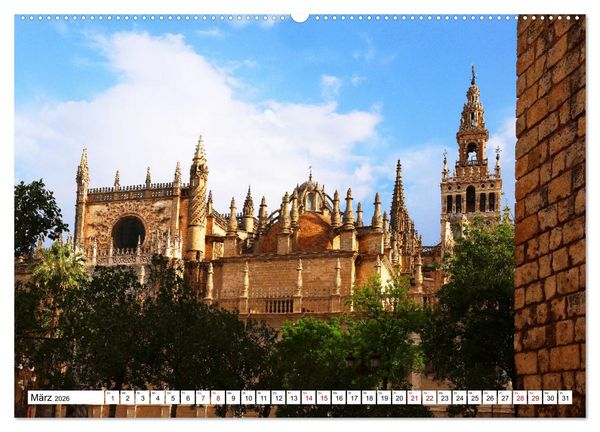 Produktbild: Santa Mar&iacute;a de la Sede (Wandkalender 2026 DIN A2 quer), CALVENDO Monatskalender