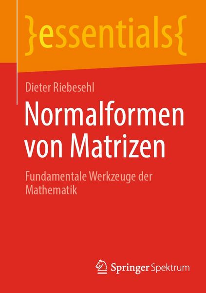 Produktbild: Normalformen von Matrizen