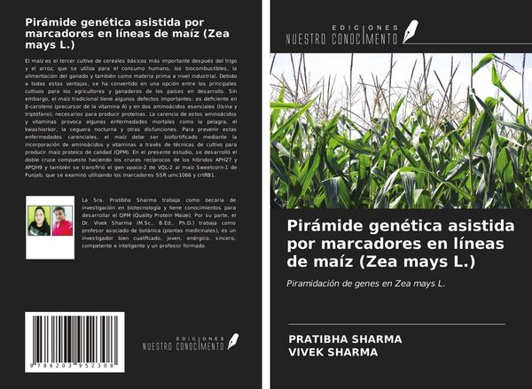 Produktbild: Pir&aacute;mide gen&eacute;tica asistida por marcadores en l&iacute;neas de ma&iacute;z (Zea mays L.)