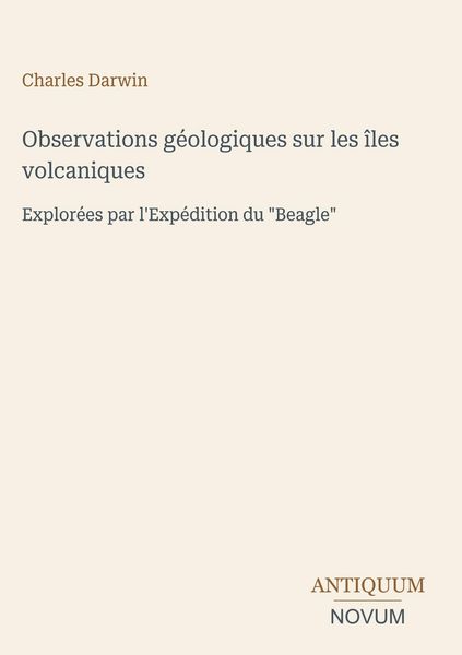 Produktbild: Observations g&eacute;ologiques sur les &icirc;les volcaniques