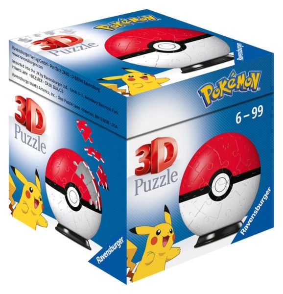 Ravensburger - Pokémon Pokéballs - Pokéball Classic, 54 Teile