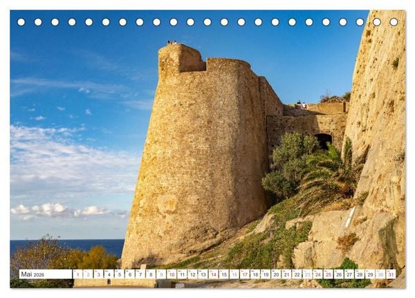 Produktbild: Korsika - Calvi und die Balagne (Tischkalender 2026 DIN A5 quer), CALVENDO Monatskalender