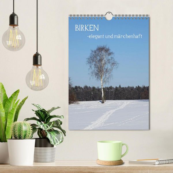 Produktbild: Birken - elegant und m&auml;rchenhaft (Wandkalender 2026 DIN A4 hoch), CALVENDO Monatskalender