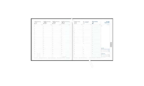 Produktbild: Wochenbuch Sekret&auml;r anthrazit 1W/2S 2027