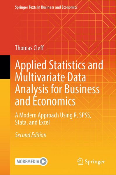Produktbild: Applied Statistics and Multivariate Data Analysis for Business and Economics