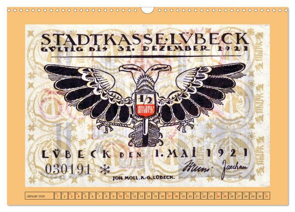 Produktbild: Gru&szlig; aus L&uuml;beck (Wandkalender 2026 DIN A3 quer), CALVENDO Monatskalender
