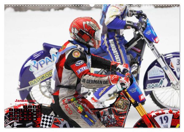 Produktbild: Ice Speedway (Wandkalender 2026 DIN A2 quer), CALVENDO Monatskalender