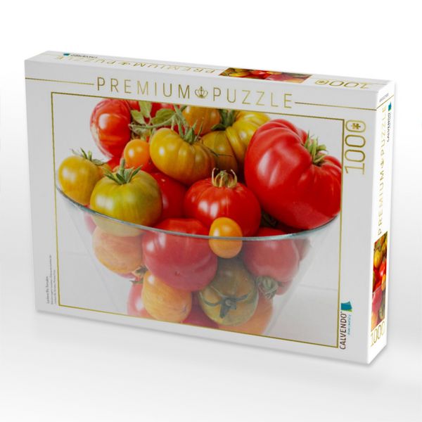 Produktbild: CALVENDO Puzzle Leckere Bio Tomaten | 1000 Teile Lege-Gr&ouml;&szlig;e 64x48cm Foto-Puzzle f&uuml;r gl&uuml;ckliche Stunden