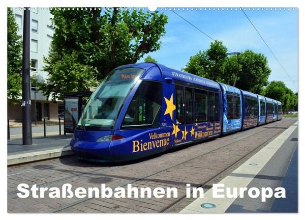 Produktbild: Stra&szlig;enbahnen in Europa (Wandkalender 2026 DIN A2 quer), CALVENDO Monatskalender
