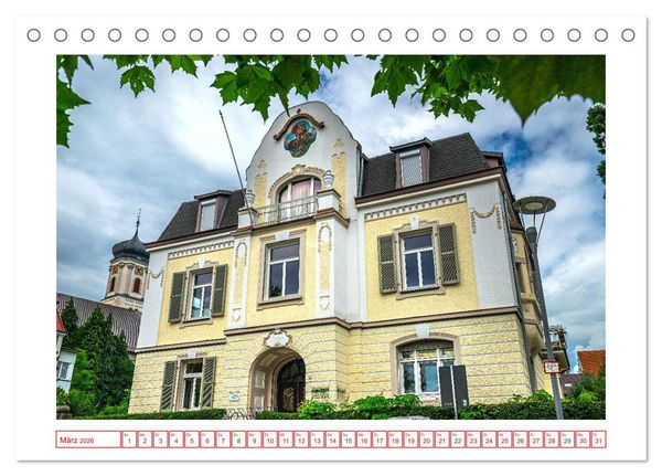 Produktbild: Tettnang - Bilder einer Stadt (Tischkalender 2026 DIN A5 quer), CALVENDO Monatskalender
