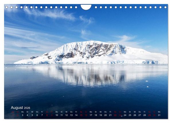 Produktbild: Antarktis, die eisige Heimat der Pinguine (Wandkalender 2026 DIN A4 quer), CALVENDO Monatskalender