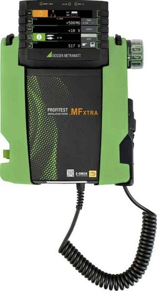 Produktbild: Gossen Metrawatt PROFiTEST MF XTRA LEMONGREEN Ger&auml;tetester-Set, Ger&auml;tetester kalibriert (DAkkS-akkreditiertes Labor) VDE-Norm 0100, 0100-600, 0105,