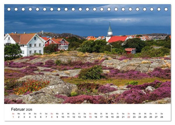 Produktbild: Westk&uuml;ste in Schweden (Tischkalender 2026 DIN A5 quer), CALVENDO Monatskalender