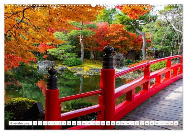 Produktbild: Herbst in Japan (Wandkalender 2026 DIN A2 quer), CALVENDO Monatskalender