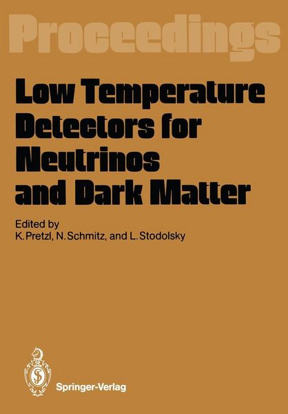 Produktbild: Low Temperature Detectors for Neutrinos and Dark Matter
