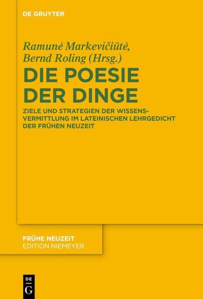 Produktbild: Die Poesie der Dinge