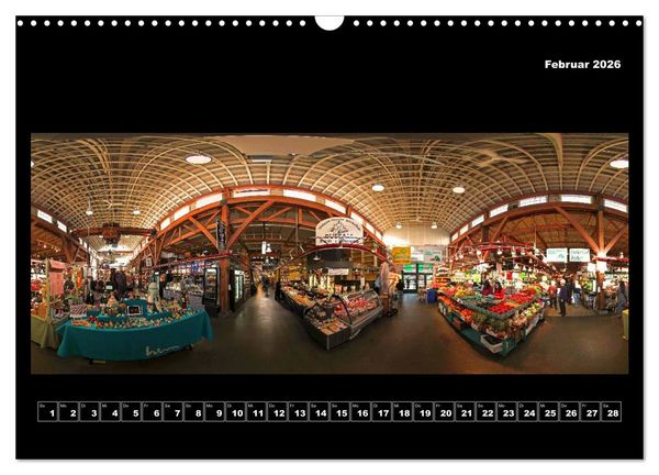 Produktbild: Vancouver / Kanada in faszinierender 360&deg; Panorama-Photographie (Wandkalender 2026 DIN A3 quer), CALVENDO Monatskalender