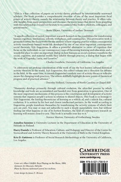 Produktbild: Learning and Expanding with Activity Theory