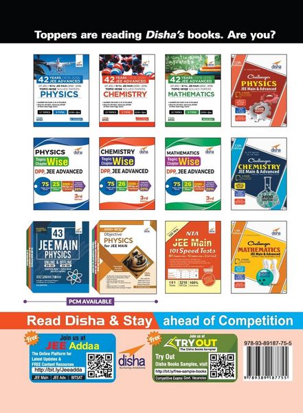Produktbild: JEE Advanced 14 Year-wise Solved Papers 1 & 2 (2006 - 2019)