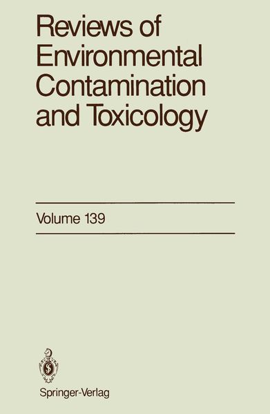 Produktbild: Reviews of Environmental Contamination and Toxicology
