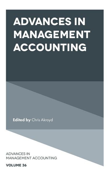 Produktbild: Advances in Management Accounting