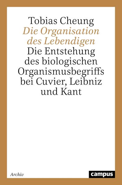 Produktbild: Die Organisation des Lebendigen