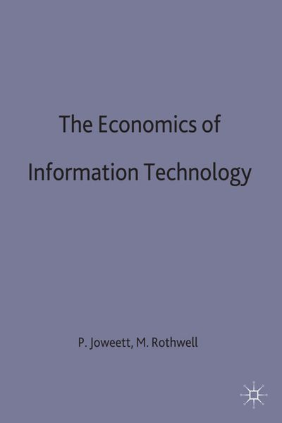 Produktbild: The Economics of Information Technology
