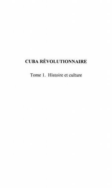 Produktbild: Cuba revolutionnaire