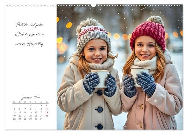 Produktbild: Schwesterzeit - Mit dir ist jeder Tag besonders (Wandkalender 2026 DIN A2 quer), CALVENDO Monatskalender