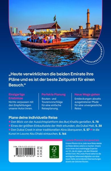 Produktbild: LONELY PLANET Reiseführer Dubai & Abu Dhabi