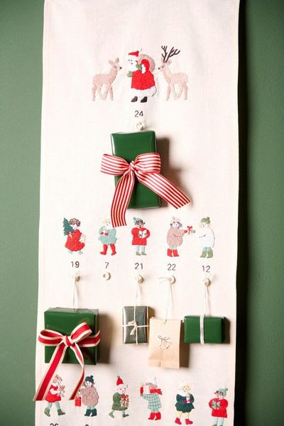 Produktbild: Stickpackung Vorgezeichnet, Adventskalender Kinder