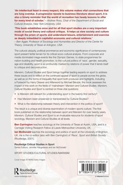 Produktbild: Marxism, Cultural Studies and Sport