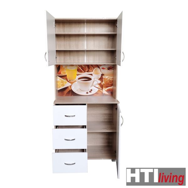 Produktbild: HTI-Living K&uuml;chenschrank Blanca Bistro Sonoma Weiss K&uuml;chenschrank Blanca Bistro Sonoma Weiss