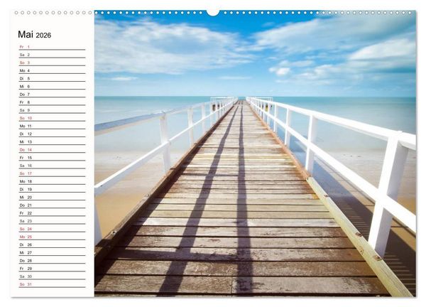Produktbild: Paradiese. Karibik und S&uuml;dsee &uuml;ber und unter Wasser (hochwertiger Premium Wandkalender 2026 DIN A2 quer), Kunstdruck in Hochglanz