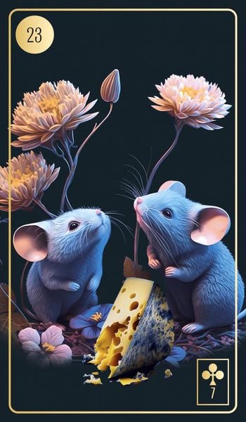 Lenormand-Kartenset: Floralis