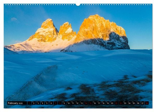 Produktbild: The Dolomites Mountains (High Quality Premium Wall Calendar 2026 DIN A2 landscape),CALVENDO 12 Month Wall Calendar