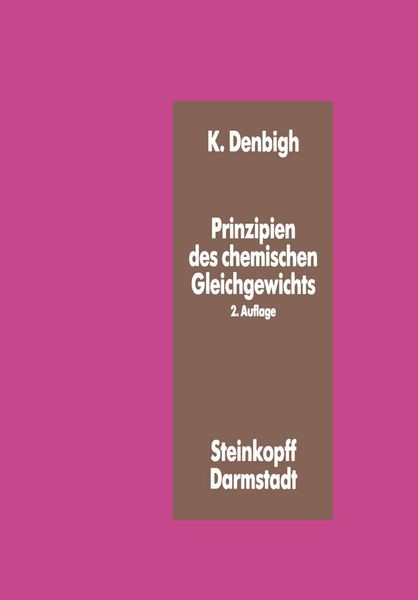 Produktbild: Prinzipien des Chemischen Gleichgewichts