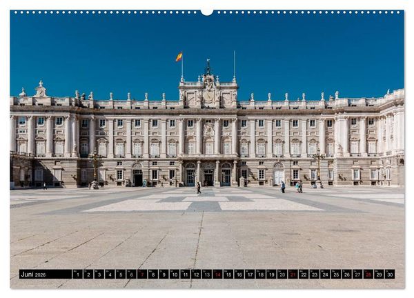 Produktbild: Madrid entdecken (Wandkalender 2026 DIN A2 quer), CALVENDO Monatskalender