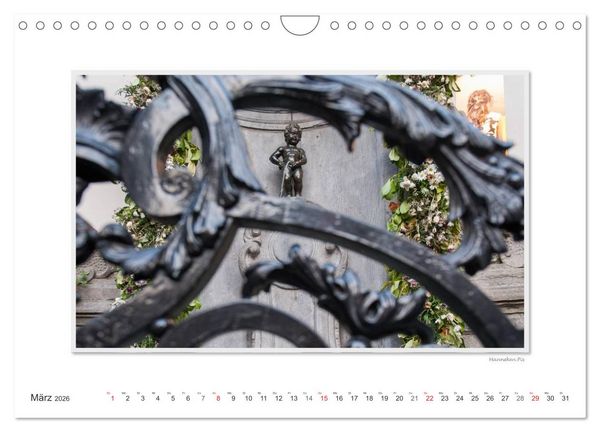 Produktbild: Emotionale Momente: Br&uuml;ssel - Hauptstadt Europas (Wandkalender 2026 DIN A4 quer), CALVENDO Monatskalender
