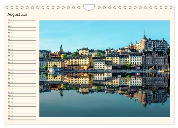 Produktbild: Stockholm - Venedig des Nordens (Wandkalender 2026 DIN A4 quer), CALVENDO Monatskalender