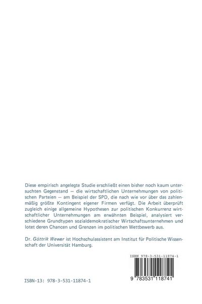 Produktbild: Sozialdemokratische Wirtschaftsbetriebe