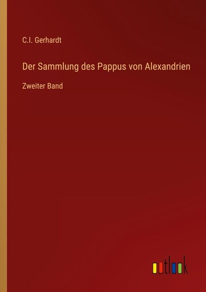 Produktbild: Der Sammlung des Pappus von Alexandrien