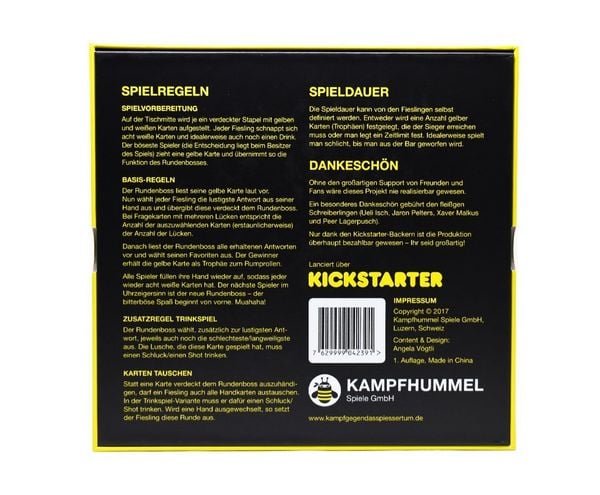 Produktbild: Kampf gegen das Spiessertum Hauptspiel