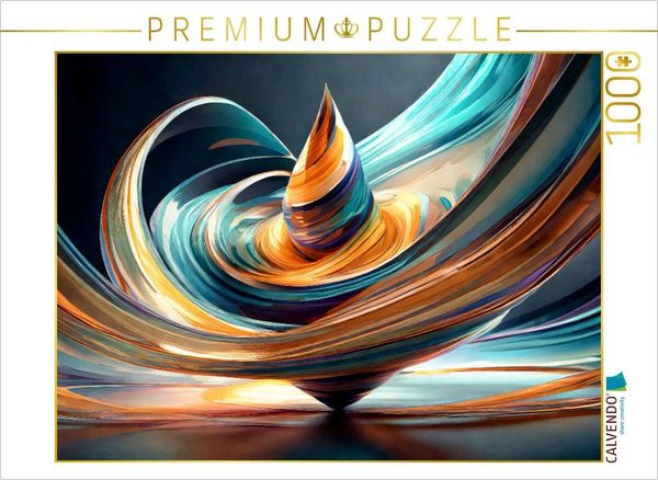 CALVENDO Puzzle Kreisel | 1000 Teile Lege-Größe 64x48cm Foto-Puzzle für glückliche Stunden