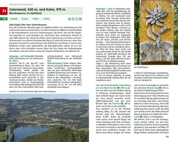 Produktbild: ROTHER Wanderbuch Wandern mit &Ouml;ffis - Steiermark. 60 Touren mit Bahn & Bus