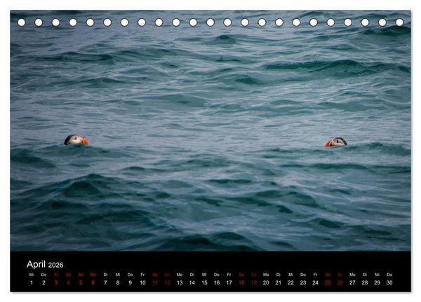 Produktbild: Island - Unber&uuml;hrte Landschaften (Tischkalender 2026 DIN A5 quer), CALVENDO Monatskalender