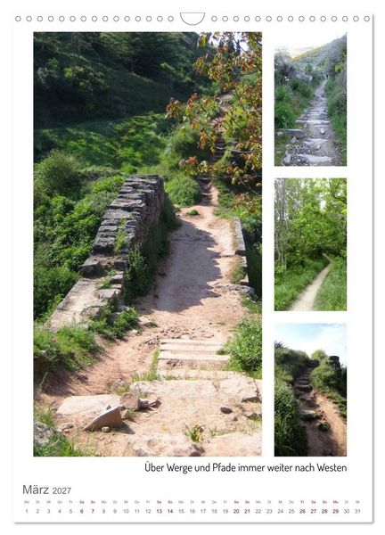 Produktbild: Buen Camino - Unterwegs auf dem Jakobsweg (Wandkalender 2027 DIN A3 hoch), CALVENDO Monatskalender