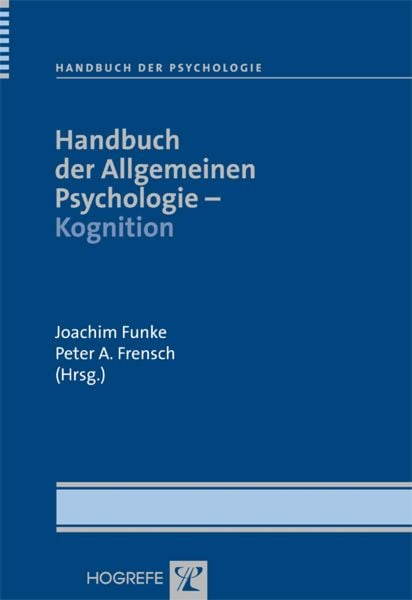 Produktbild: Handbuch der Allgemeinen Psychologie - Kognition