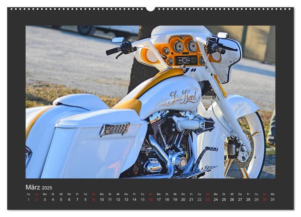Produktbild: BEST OF HARLEY-DAVIDSON BAGGER-STYLE (Wandkalender 2025 DIN A2 quer), CALVENDO Monatskalender