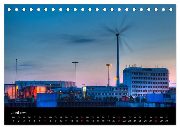 Produktbild: Hafen Hamburg (Tischkalender 2026 DIN A5 quer), CALVENDO Monatskalender